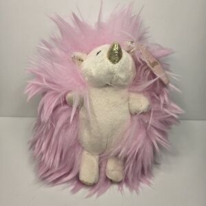 FAO Schwarz Pink and Cream Plush Hedgehog